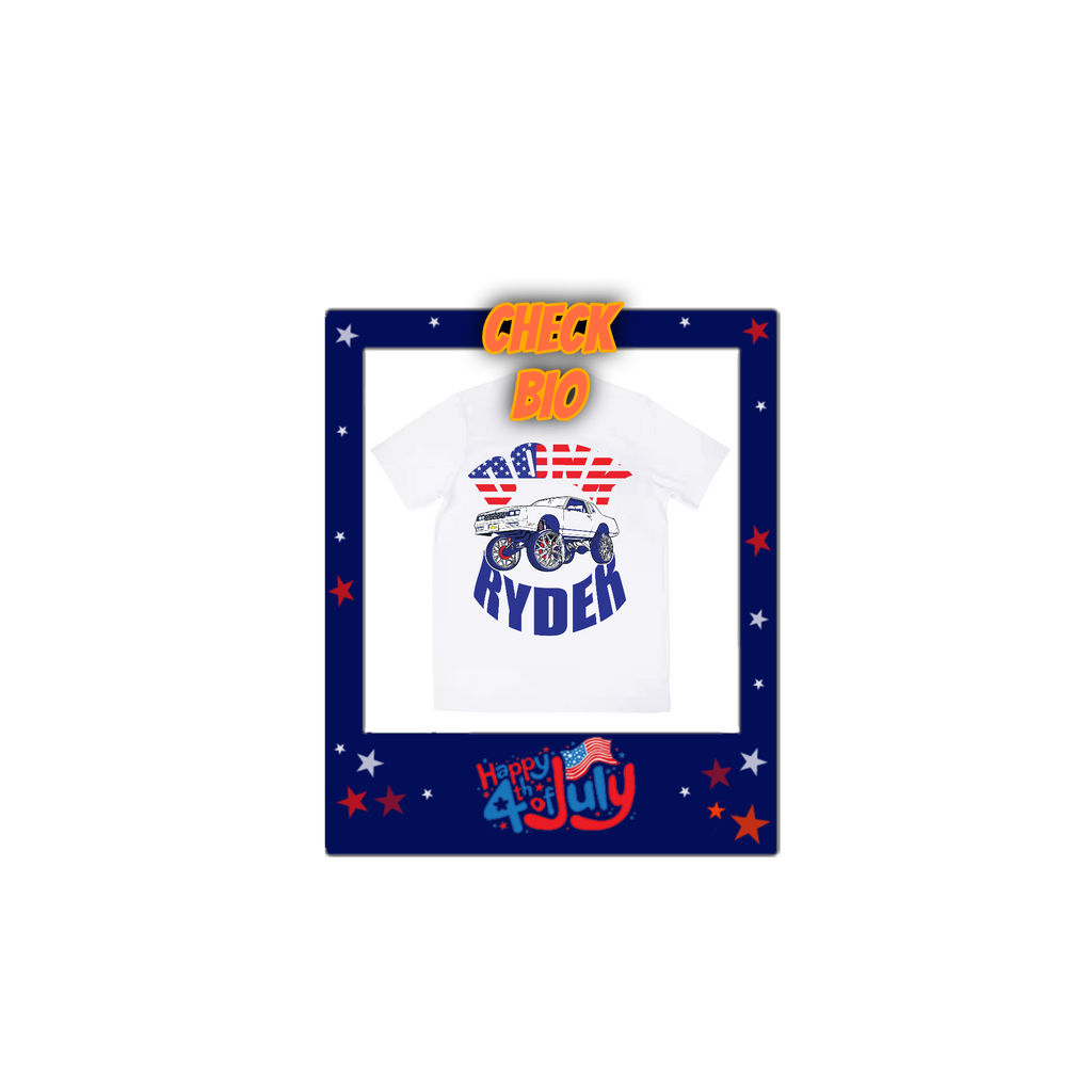 "DONK RYDER BANNER" graphic tee