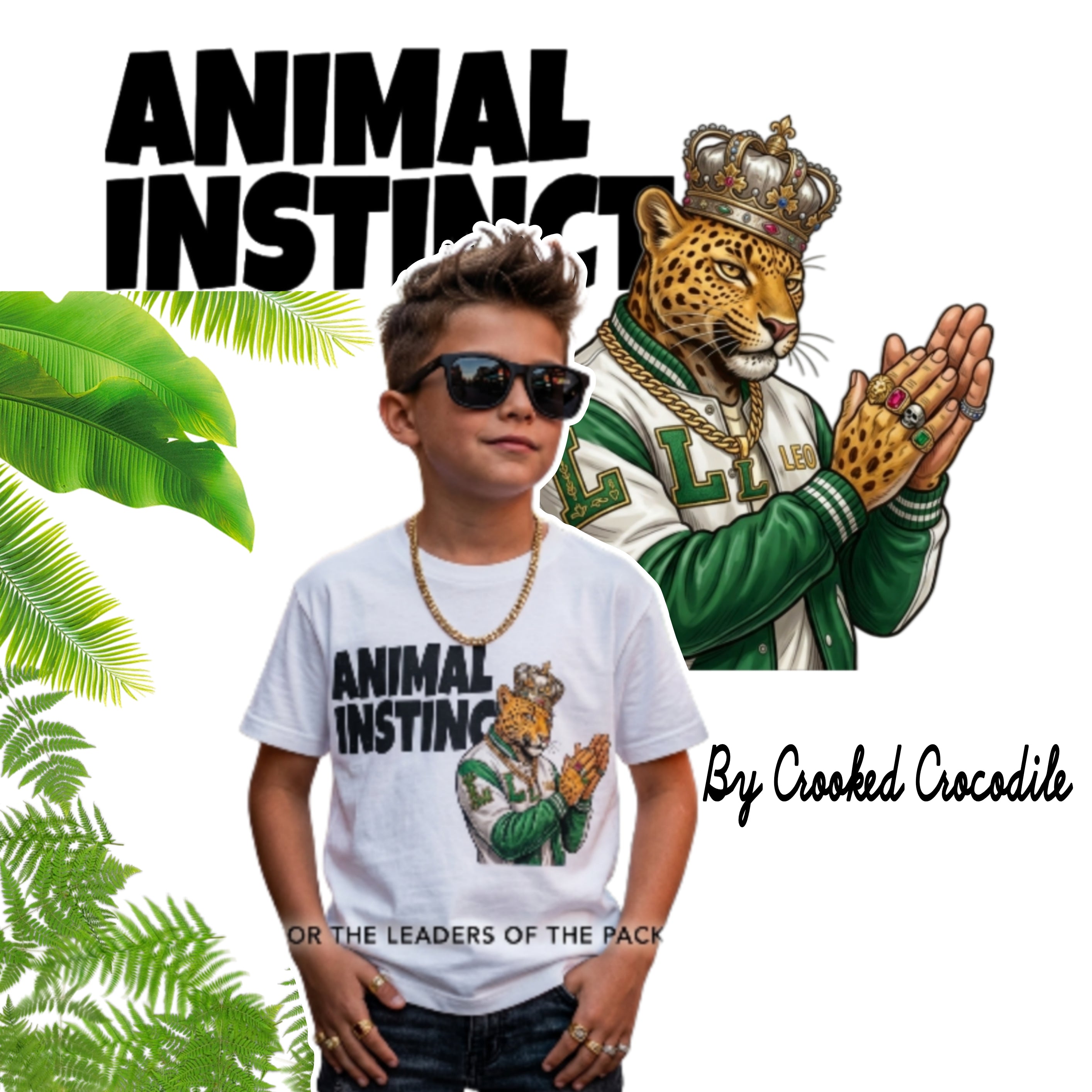 "ANIMAL INSTINCT" Graphic Tee