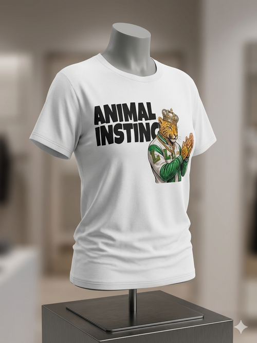 "ANIMAL INSTINCT" Graphic Tee