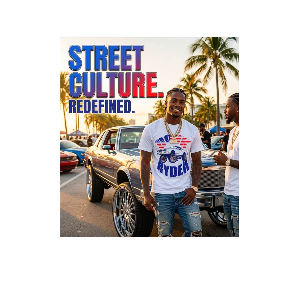 "DONK RYDER BANNER" graphic tee