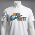 JUST GET IT ROBOTIC graphic tee