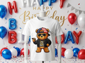 the "TEDDY ROCKS USA" graphic tee